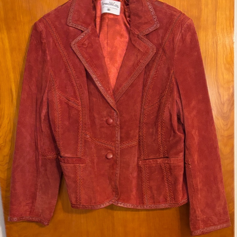 Scully Women's Rust Suede Blazer